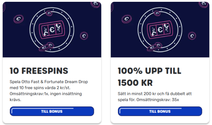 Ott casino bonusinformation
